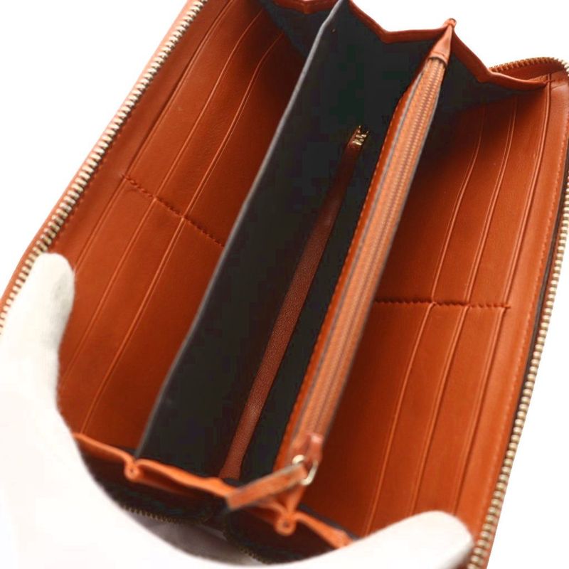 Gucci Sukey Interlocking G Long Wallet Leather GG Brown SS • OS