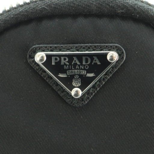 Prada Recycled Nylon Re-nylon Mini Pouch 39.5 Black SS • OS