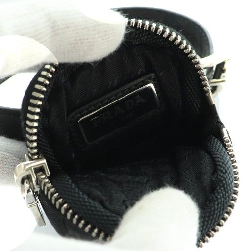 Prada Recycled Nylon Re-nylon Mini Pouch 39.5 Black SS • OS
