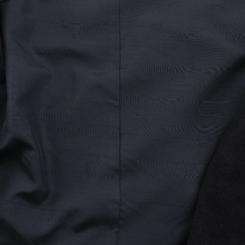 Balenciaga Collarless Coat Black Women's Other Outerwear