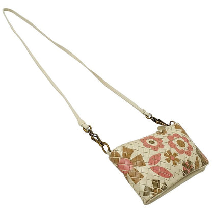 Bottega Veneta Bag Shoulder Intrecciato Leather Ivory Beige