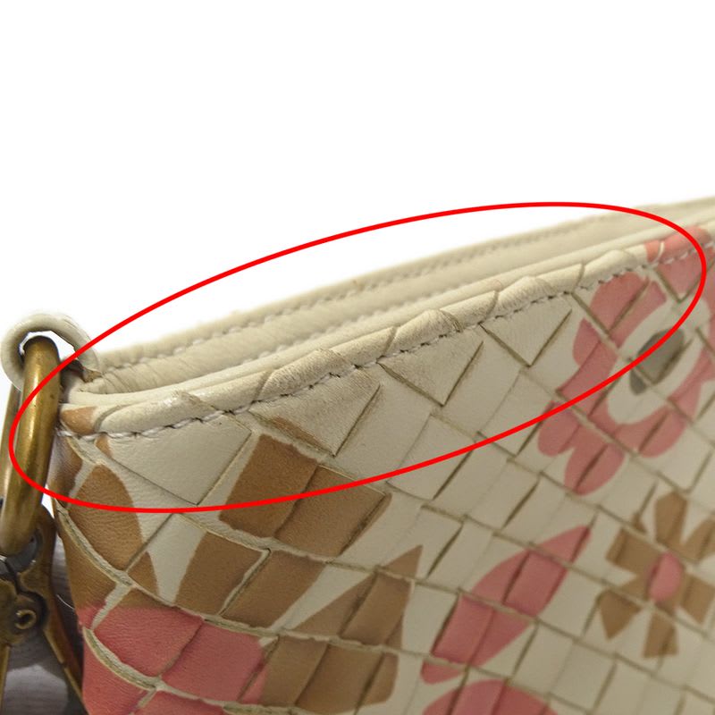 Bottega Veneta Bag Shoulder Intrecciato Leather Ivory Beige