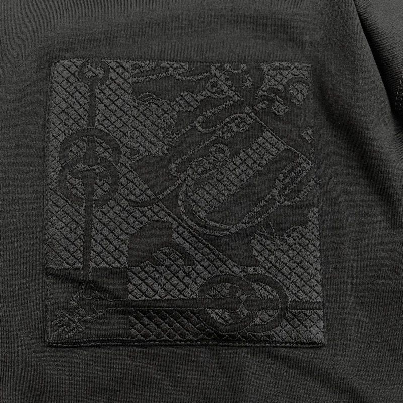 Hermes Top Cotton Black T-Shirt