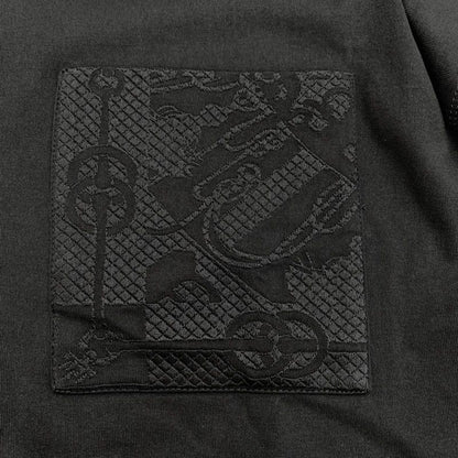 Hermes Top Cotton Black T-Shirt