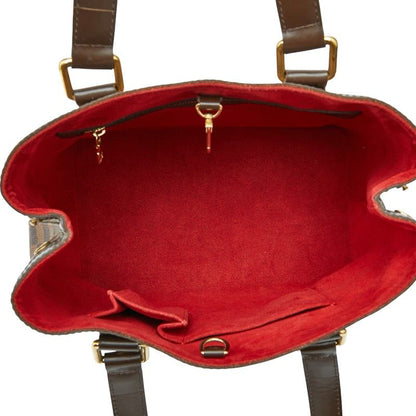 Louis Vuitton Damier Hampstead PM Tote Bag Handbag N51205 Ebene Brown PVC