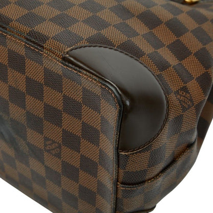 Louis Vuitton Damier Hampstead PM Tote Bag Handbag N51205 Ebene Brown PVC