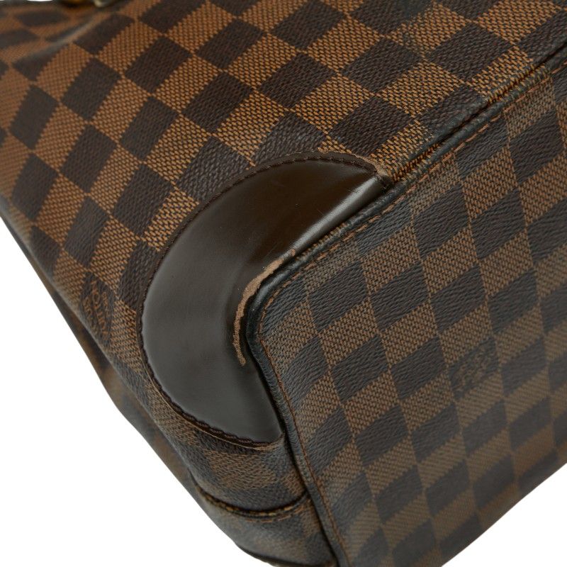 Louis Vuitton Damier Hampstead PM Tote Bag Handbag N51205 Ebene Brown PVC