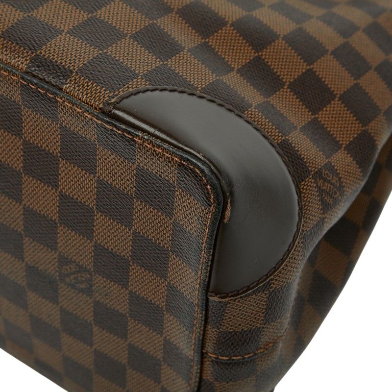 Louis Vuitton Damier Hampstead PM Tote Bag Handbag N51205 Ebene Brown PVC