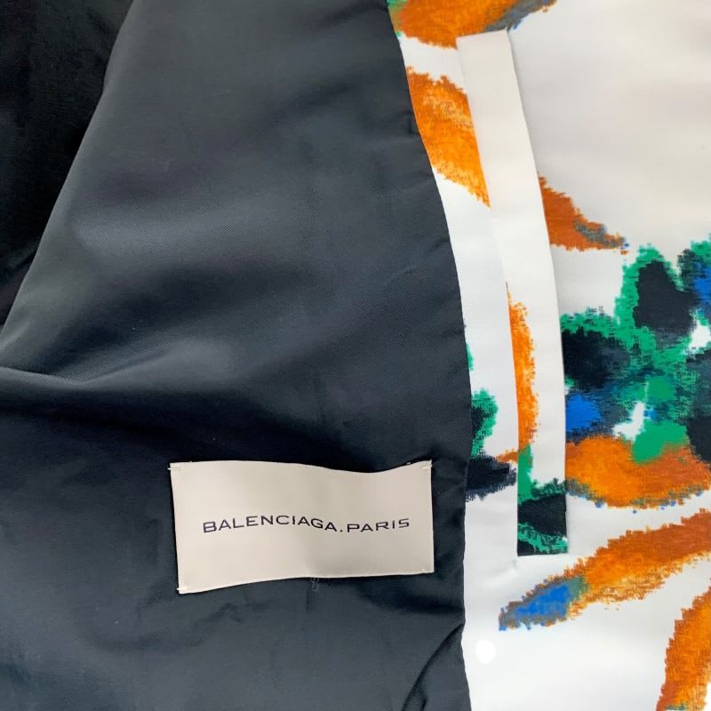 Balenciaga Outer Blouson Jacket Polyester Multicolor