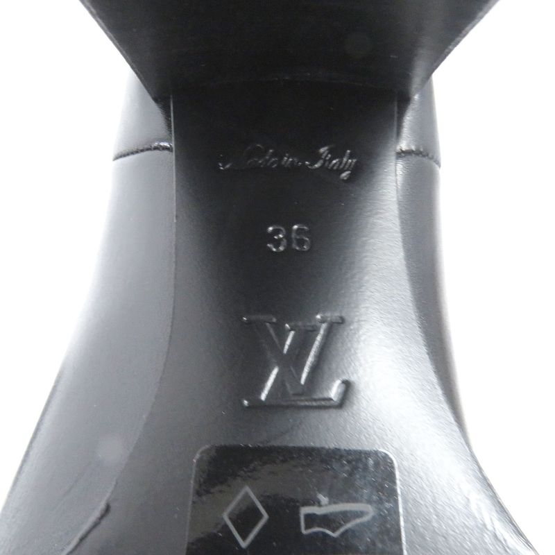 □louis Vuitton Star Trail Line Leather Monogram Studded Belt Side Gore Boots