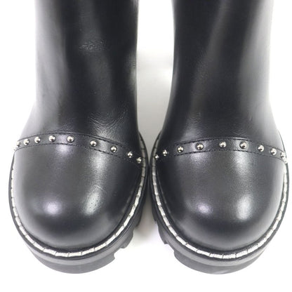 □louis Vuitton Star Trail Line Leather Monogram Studded Belt Side Gore Boots