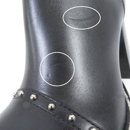 □louis Vuitton Star Trail Line Leather Monogram Studded Belt Side Gore Boots