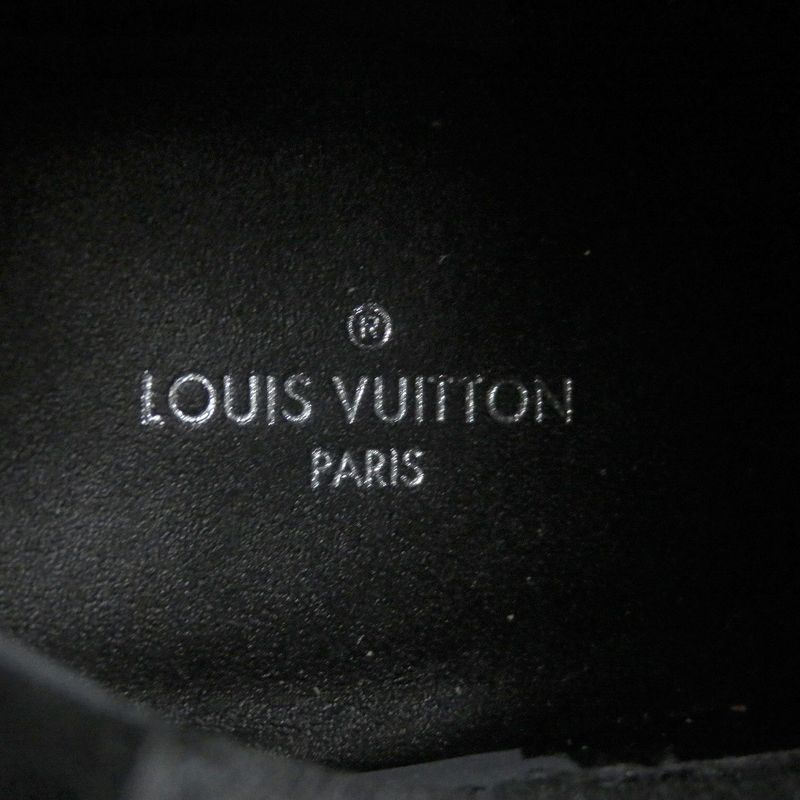 □louis Vuitton Star Trail Line Leather Monogram Studded Belt Side Gore Boots