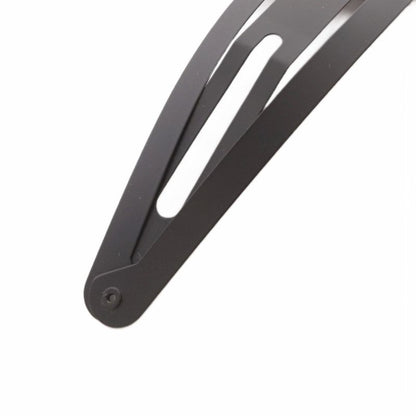 Balenciaga Holli Xxl Snap Clip Hair Clip Set Logo Black