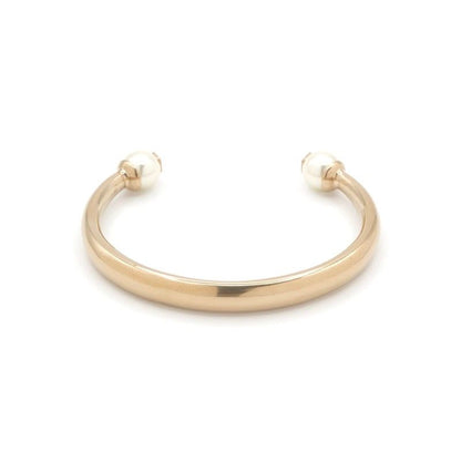 Christian Dior Tribales Bracelet Bangle Gold Logo Pearl Star