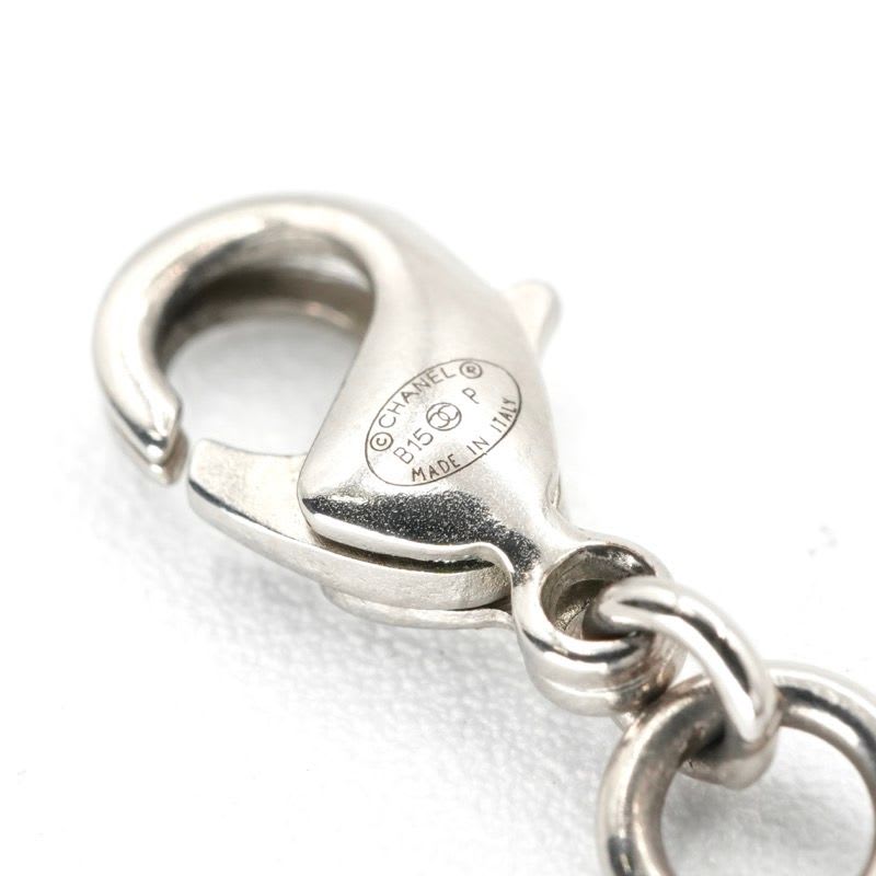 Chanel GP Silver Navy Coco Mark Pearl