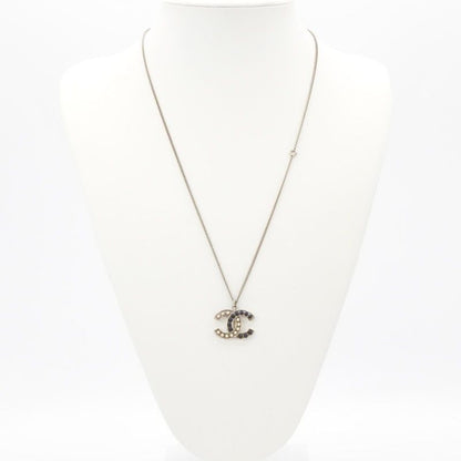 Chanel GP Silver Navy Coco Mark Pearl