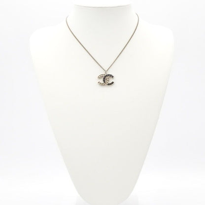 Chanel GP Silver Navy Coco Mark Pearl