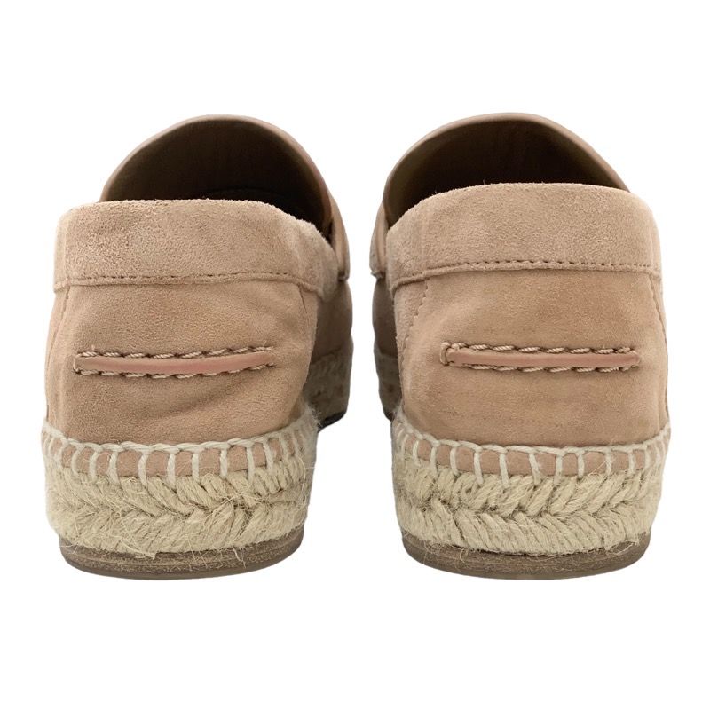 Hermes Trip Loafers Flat Shoes Espadrilles Rope Sole Suede Beige