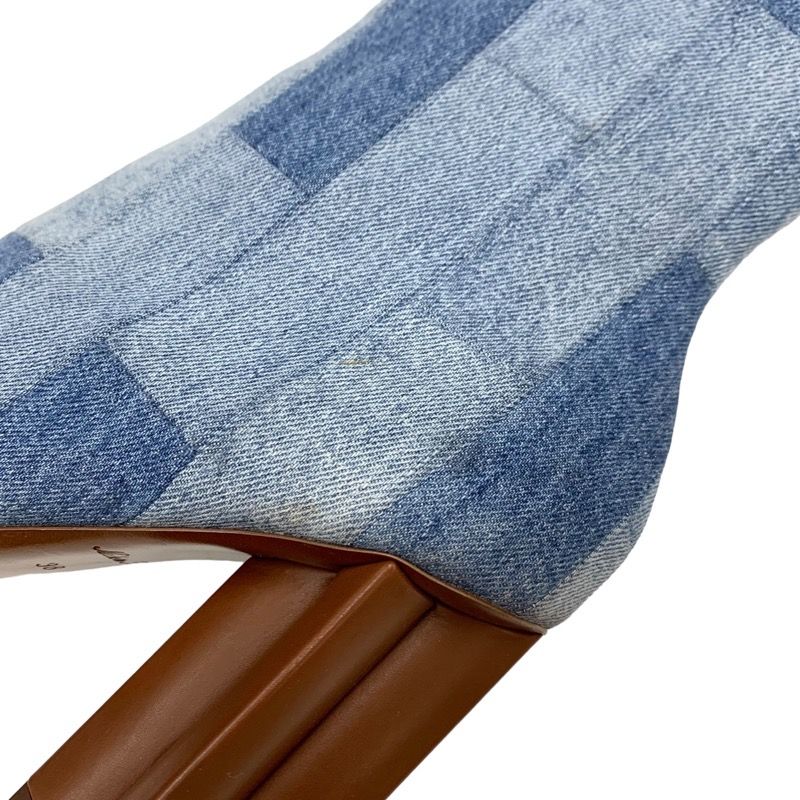 Unused Louis Vuitton Silhouette Line Boots Short Boots Ankle Boots Shoes Denim