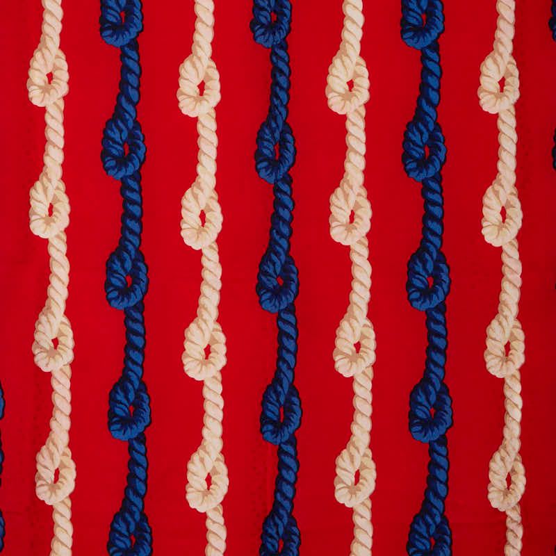 Tiffany & Co Red Multicolor Silk Women's