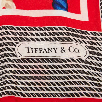 Tiffany & Co Red Multicolor Silk Women's