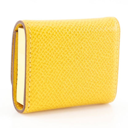 Hermes Post-it Case Sticky Note Leather Yellow
