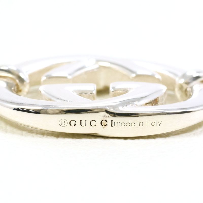 Gucci Interlocking G Silver 925 Earrings Total Weight Approx 10.6