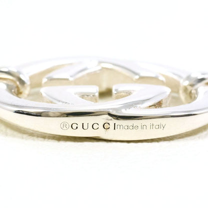 Gucci Interlocking G Silver 925 Earrings Total Weight Approx 10.6