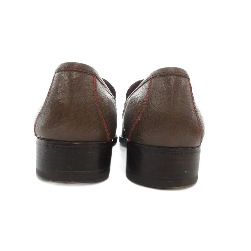 Gucci Horsebit Loafers 41.5 26.5cm (10.43in) Shoes Stitch Leather Genuine