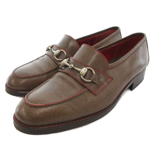 Gucci Horsebit Loafers 41.5 26.5cm (10.43in) Shoes Stitch Leather Genuine