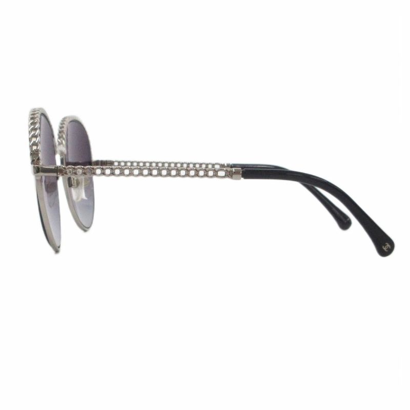 Chanel Sunglasses Eyewear Degree None Here Mark Chain Strap Panto Shape 4242