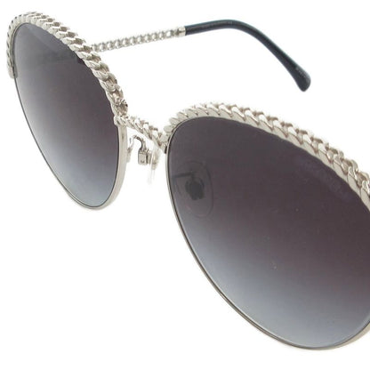 Chanel Sunglasses Eyewear Degree None Here Mark Chain Strap Panto Shape 4242