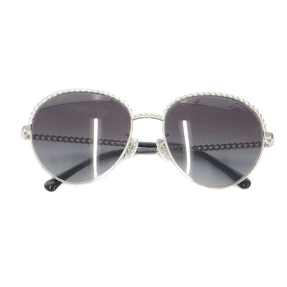 Chanel Sunglasses Eyewear Degree None Here Mark Chain Strap Panto Shape 4242