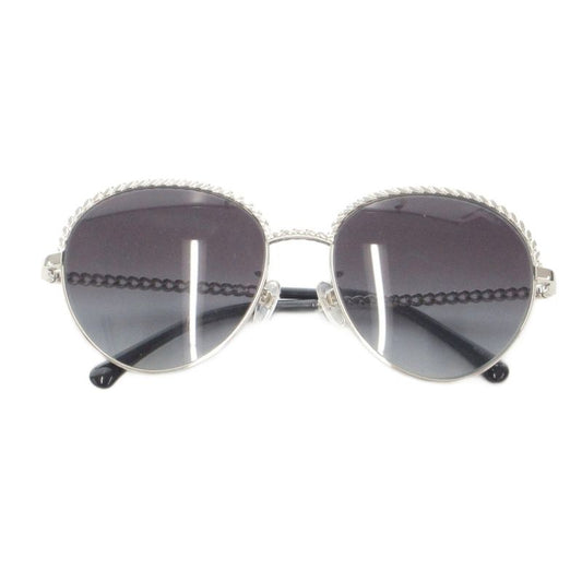 Chanel Sunglasses Eyewear Degree None Here Mark Chain Strap Panto Shape 4242