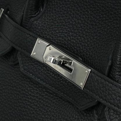 Hermes Birkin 30 Birkin 30 Bag Tote Bag Togo Noir Black Silver Hardware