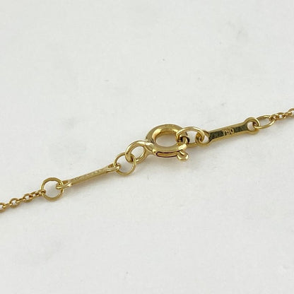 Tiffany & Co Tiffany & Co Visor Yard Necklace YG Yellow Gold Pendant Diamond
