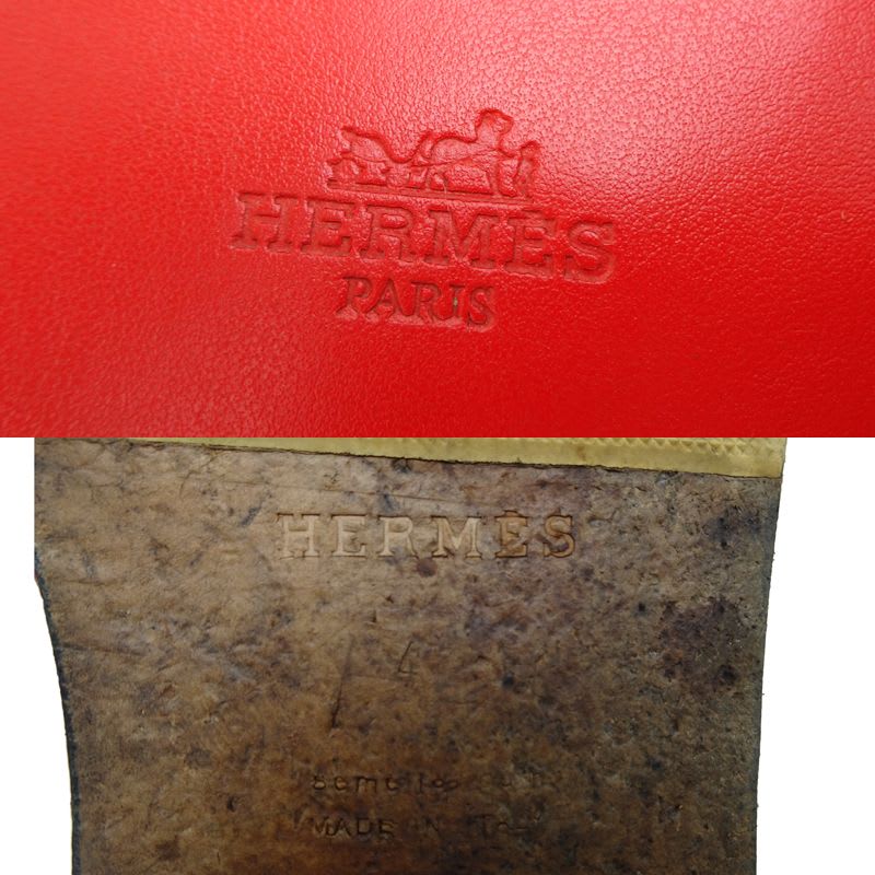 Hermes Red Size 25.5 Sandals