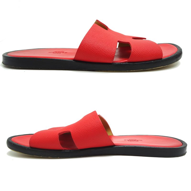 Hermes Red Size 25.5 Sandals