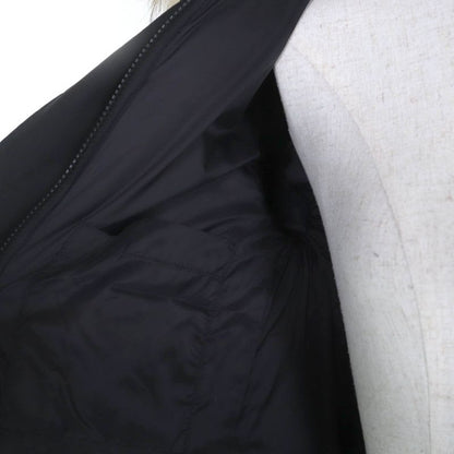 Pyrenex Bordeaux Fur Int'l Double Zip Down Jacket with Logo Patch Black 36