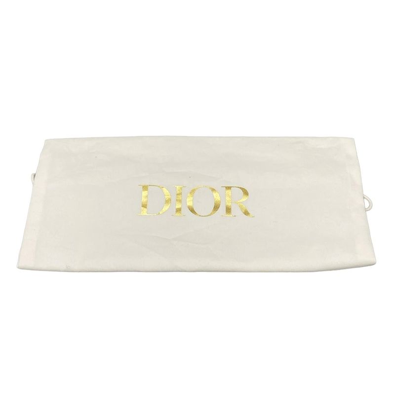 Dior Christian Dior Tote Bag Book Tote Small Bag Ivory Flower Lace Mesh Cotton