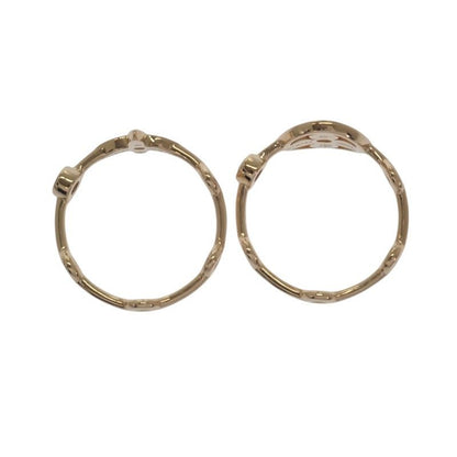 Louis Vuitton Monogram Skin 2 P No 10 Q9 A72 Ring 18K Yellow Gold Diamond Ladies