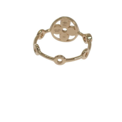 Louis Vuitton Monogram Skin 2 P No 10 Q9 A72 Ring 18K Yellow Gold Diamond Ladies