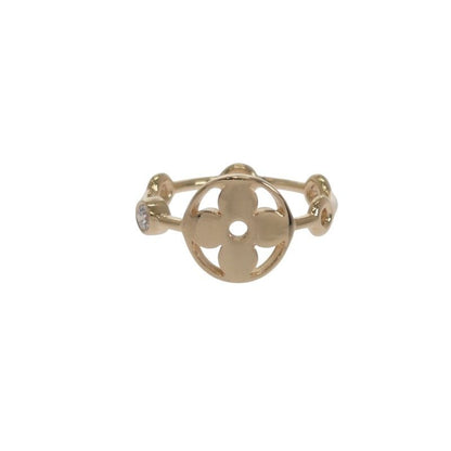 Louis Vuitton Monogram Skin 2 P No 10 Q9 A72 Ring 18K Yellow Gold Diamond Ladies