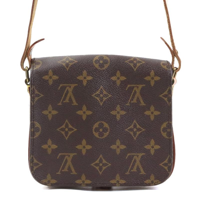 Louis Vuitton Crossbody Shoulder Bag Monogram Cartesier PM M51254