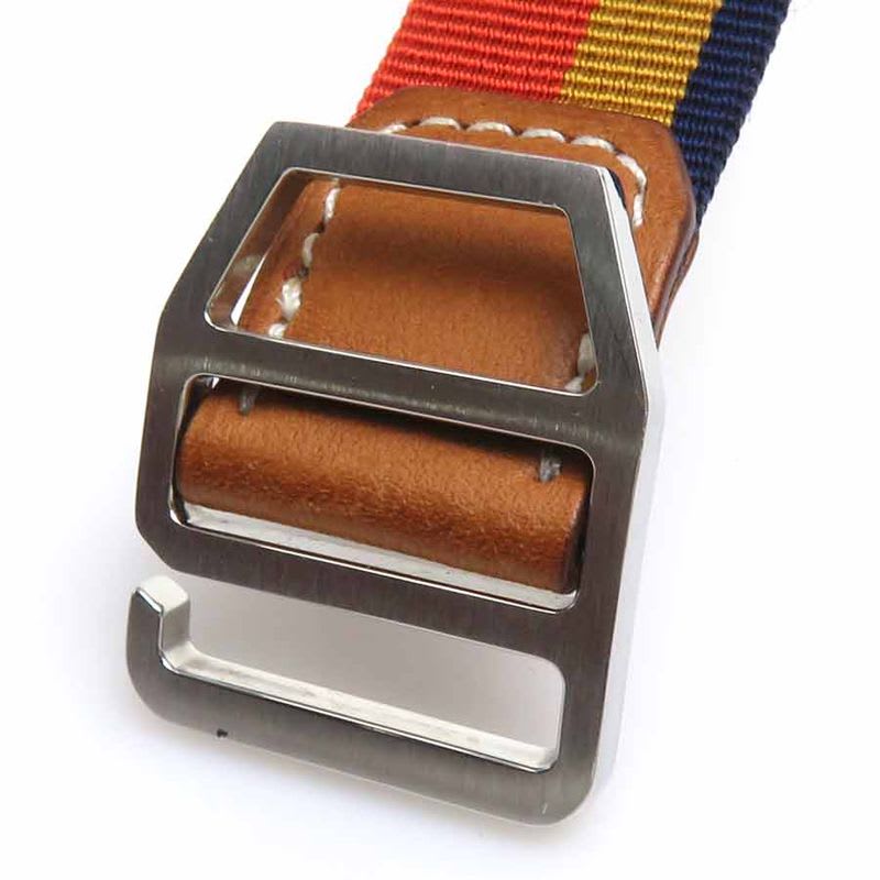 Hermes Striped Enamel Leather Bracelet
