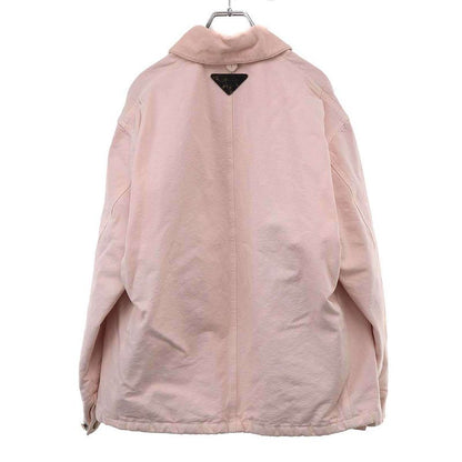 Prada 25AW Oversized Canvas Jacket 29z181 Pink 38