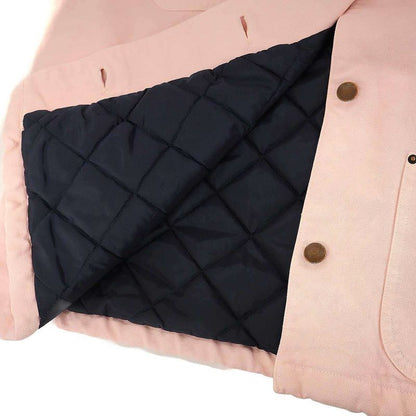 Prada 25AW Oversized Canvas Jacket 29z181 Pink 38