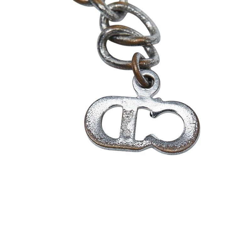 Dior Pearl Silver Fake Metal