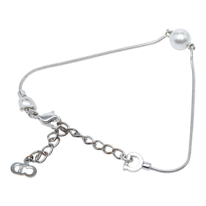 Dior Pearl Silver Fake Metal